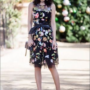 NWT NY&Co Embroidered Floral Dress size 14